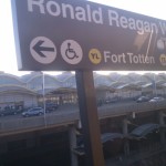 Reagan National as seen from the Metro Station