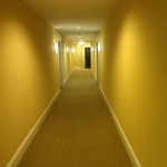 Here is a hallway inside the Royalton