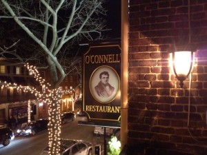 O'Connell's is a popular restaurant in Old Town Alexandria