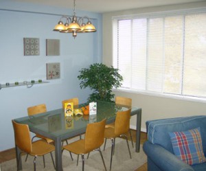 living/dining area