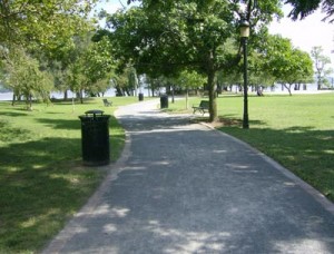 Founders' Park pathway