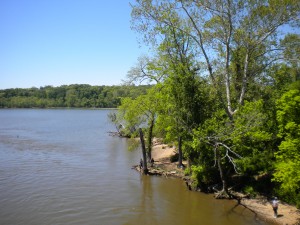 Fishing the Potomac R. near Little Hunting Creek