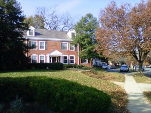 The brick style colonial homes of Fairlington