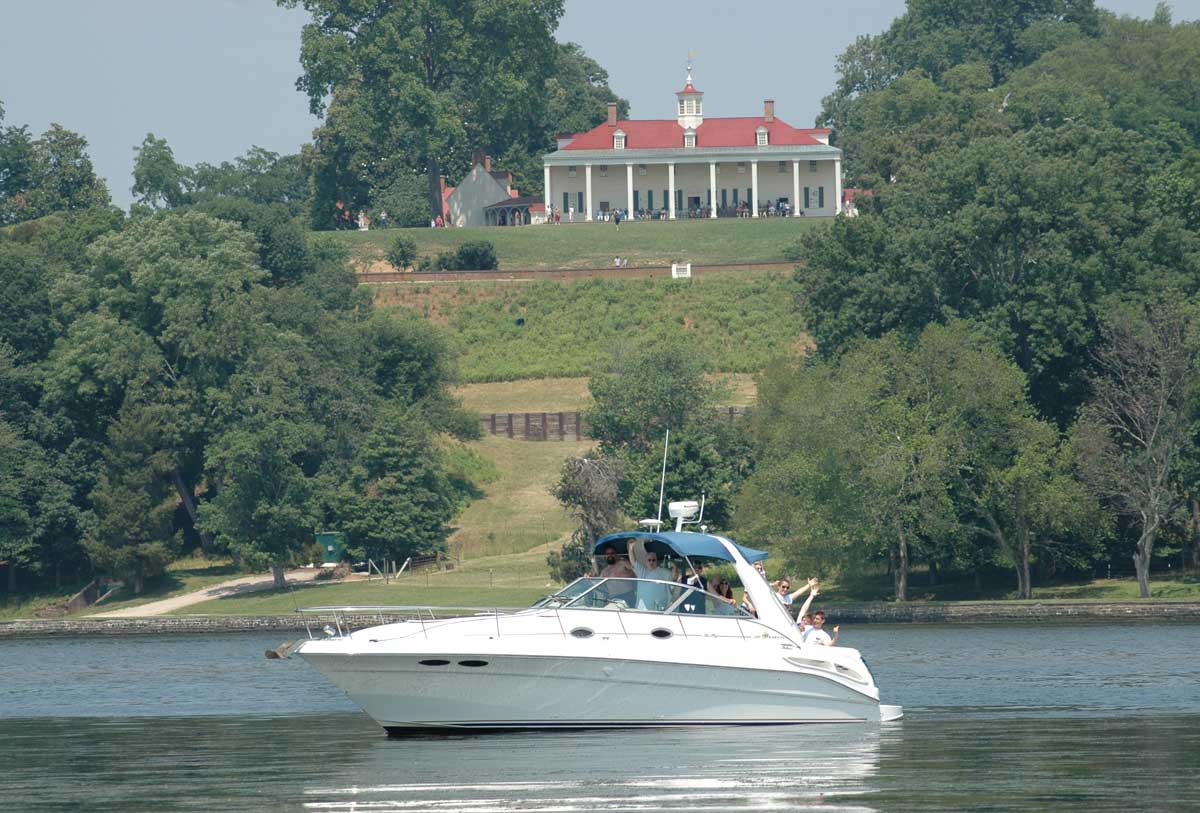 boat on Potomac River