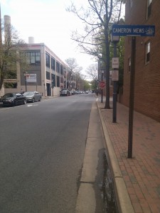 Union St during the Spring