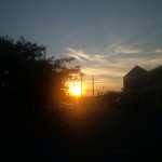 A sunset near the Bucknell neighborhood