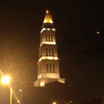The George Washington Masonic Memorial at night