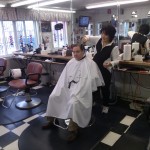 Principal Broker, Will Nesbitt gets his hair cut