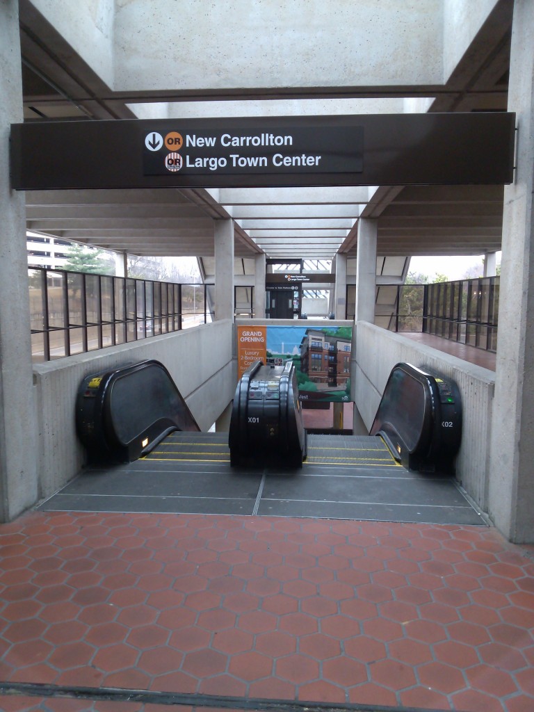Other stops on the orange line include Ballston, Courthouse, Rosslyn, and more