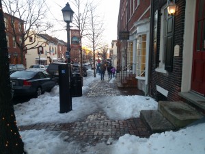 Winter on King St. in Old Town