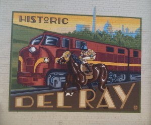 Murals are not an uncommon sight in Del Ray