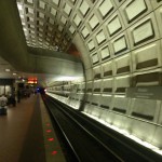 The Rosslyn Metro station is separated by multiple levels