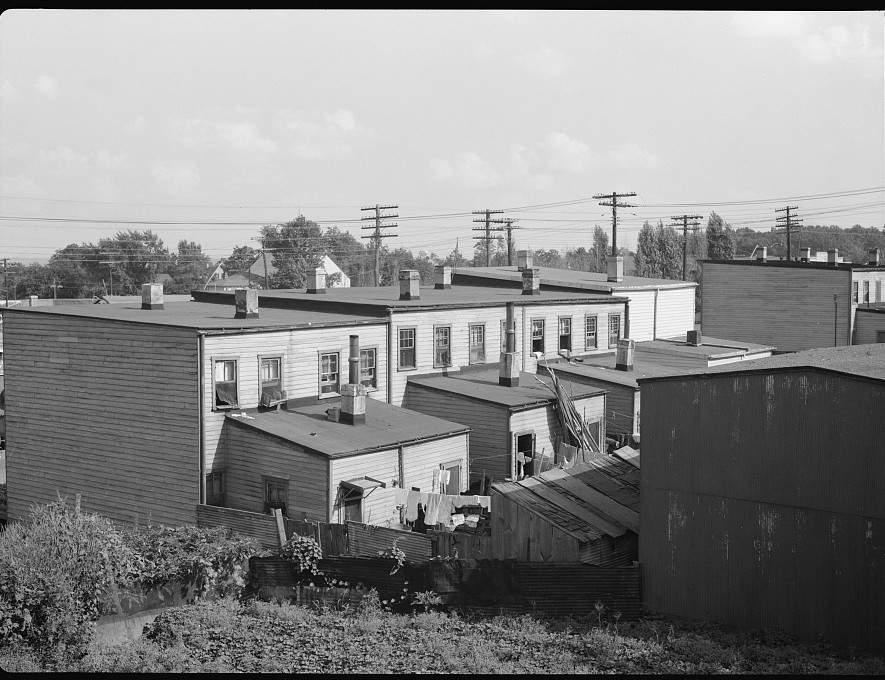 Backyards. Rosslyn, Virginia 1937