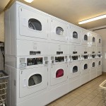 The laundry room at River Towers