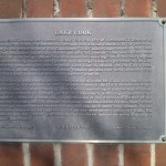 Lake Cook plaque