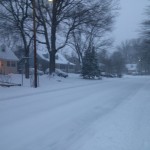Bucknell Manor blizzard in January on Cavalier Drive