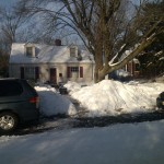 New Alexandria snow aftermath